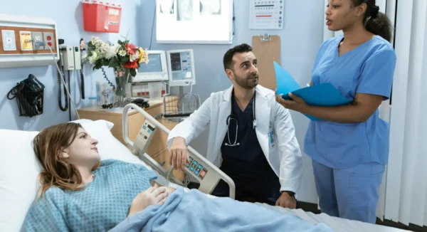 Doctor talking to a Patient